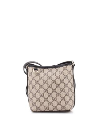 Gucci сумка-багет Small GG Emblem из покрытия GG Coated Canvas, б/у