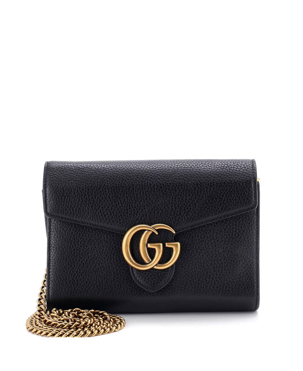 Сумка-кошелек Gucci Mini GG Marmont Chain Leather (б/у)