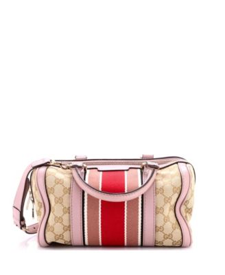 Gucci Small Vintage Web Boston сумка GG Canvas Pre-Owned