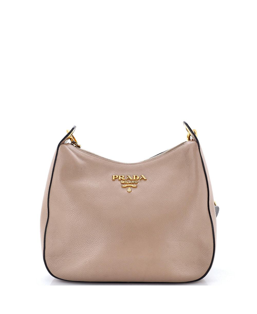 Сумка-хобо Prada Pre-Owned полоска