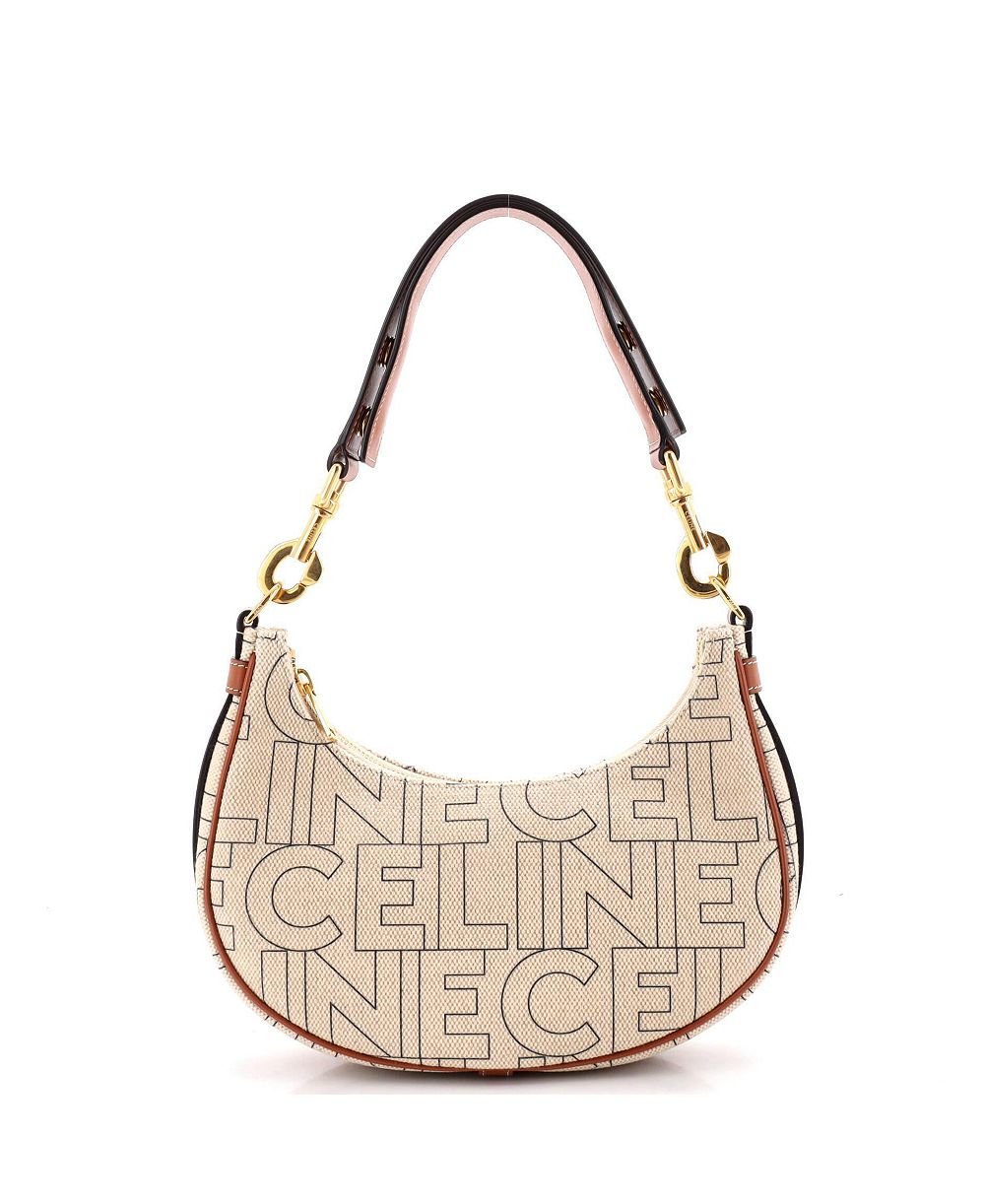 Б/у текстильная сумка Celine Medium Ava с логотипом по всей поверхности