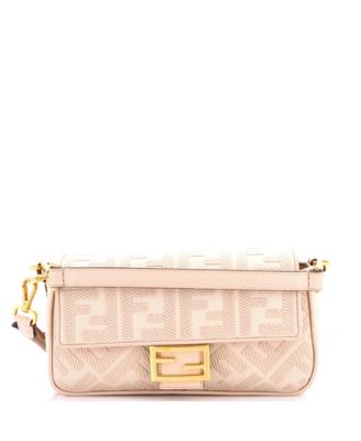 Pre-Owned Fendi сумка Baguette NM Zucca из вышитого канваса