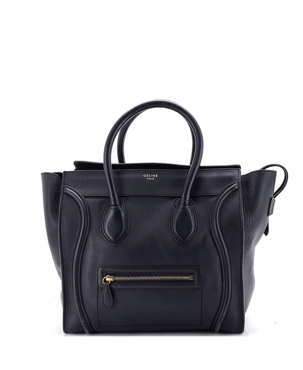 Pre-Owned Celine Mini Luggage Bag Smooth Leather