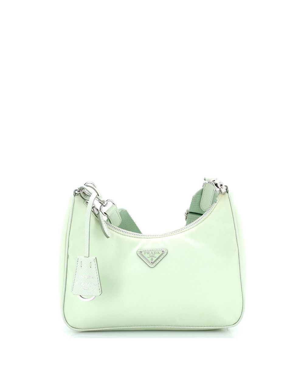 Pre-Owned Prada Small Re-Edition 2005 сумка через плечо Tessuto
