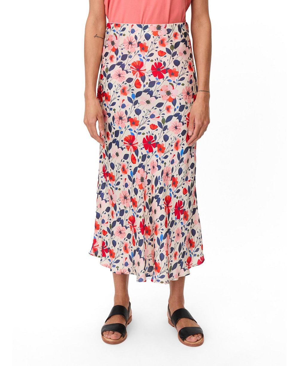Masai Copenhagen Women's High-Waist Floral Midi Skirt