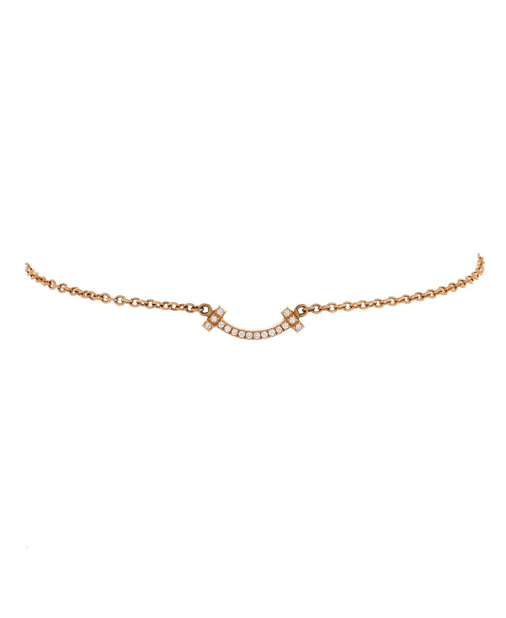 Браслет Tiffany & Co T Smile Chain, Pre-Owned