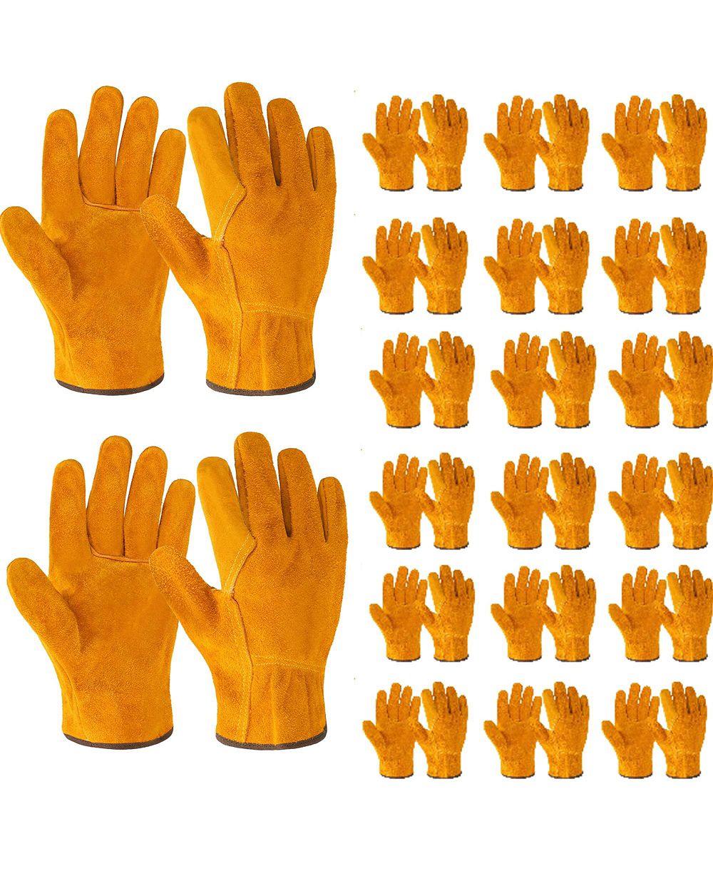 Перчатки для работы XDOVET Leather Flexible Grip Thorn Proof Cut Resistant для мужчин и женщин