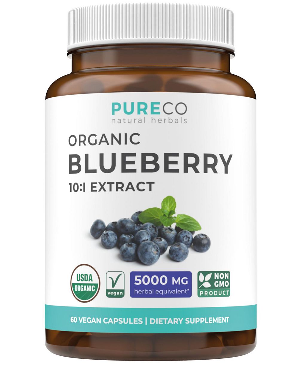 Капсулы с экстрактом черники Pure Co., 60 шт.