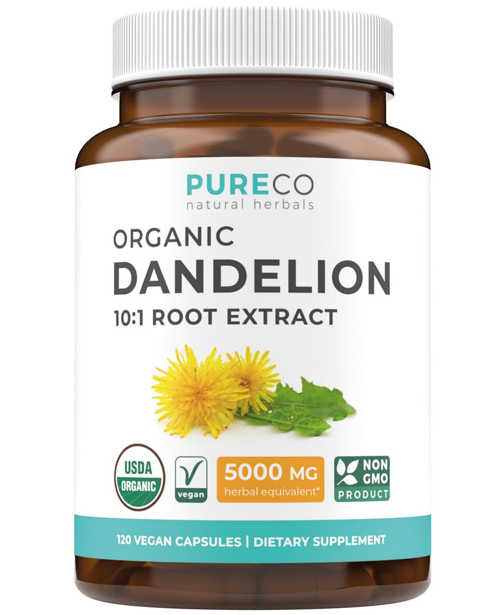 Капсулы Pure Co с одуванчиком, 120 штук