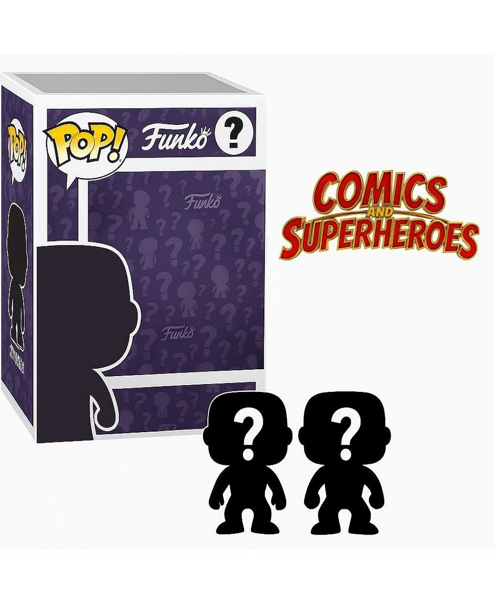 Funko Pop! Marvel и DC Comics супергерои, виниловые фигурки в слепой коробке, 2 шт, возраст 4+