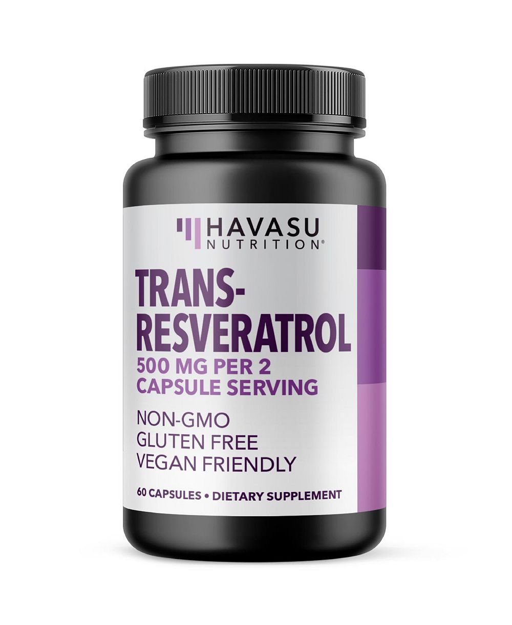 HAVASU NUTRITION Ресвератрол 500 мг | Ресвератрол из корня японского полигону | 60 капсул