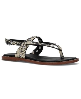 Frye and Co. Women's Bucky Studded Thong Flat Sandals