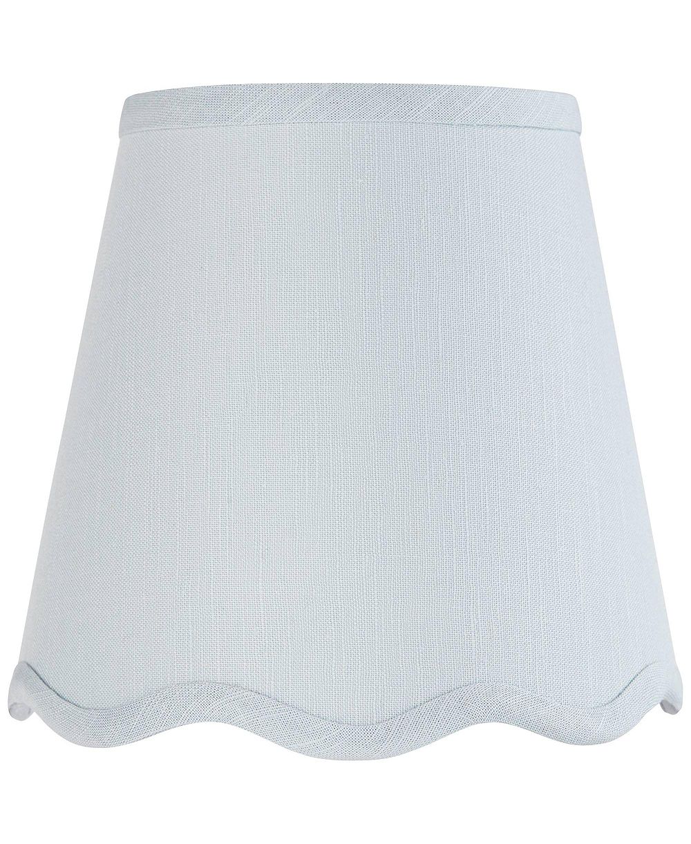 Springcrest Mylie абажур для лампы Scallop Empire голубой 4x6x5.5 (на зажиме)