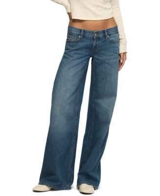Lucky Brand Women's Lucky Legend Super-Low-Rise Ultra-Wide-Leg Jeans
