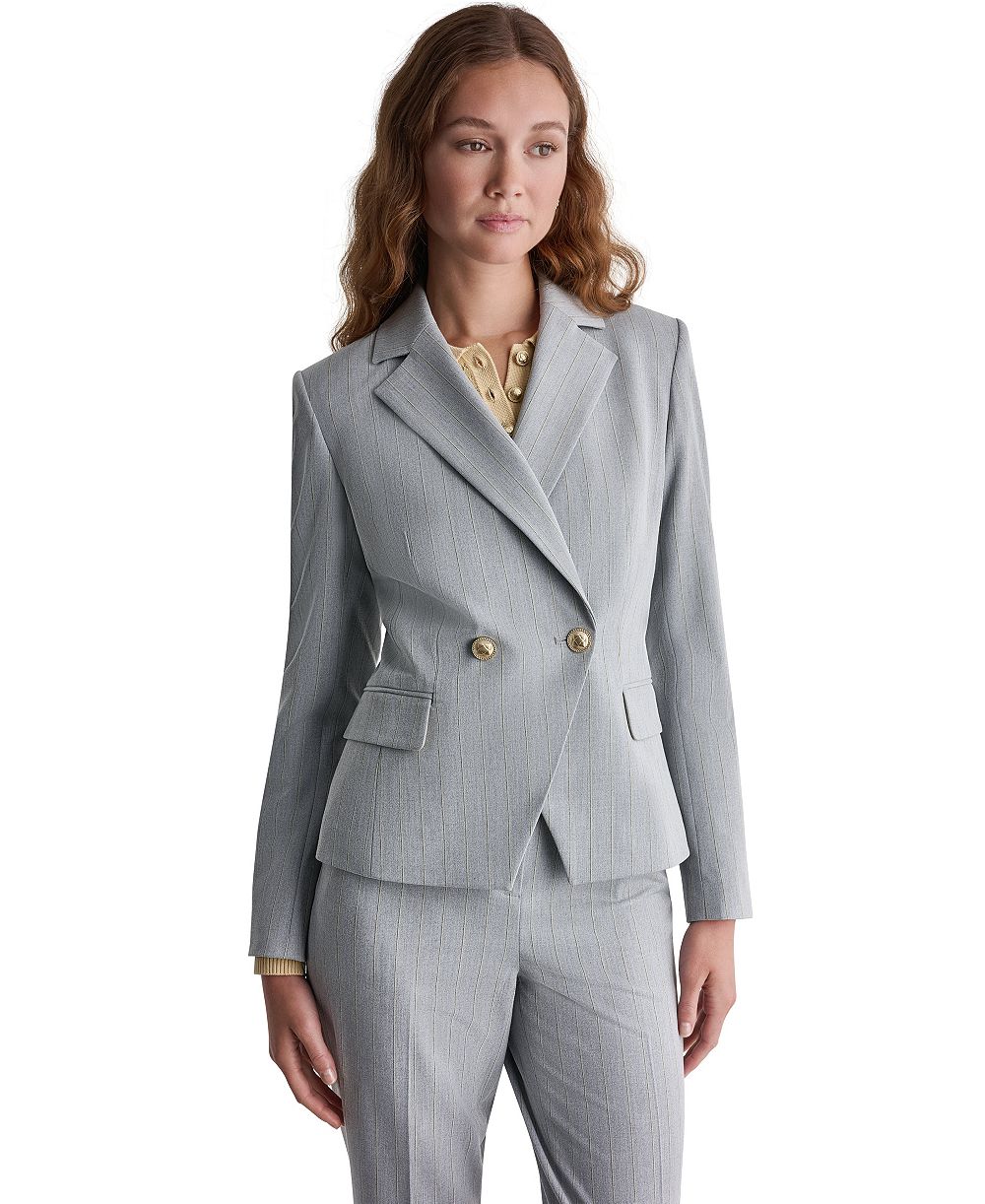 BCBG Women's Double-Breasted Notch Collar Blazer