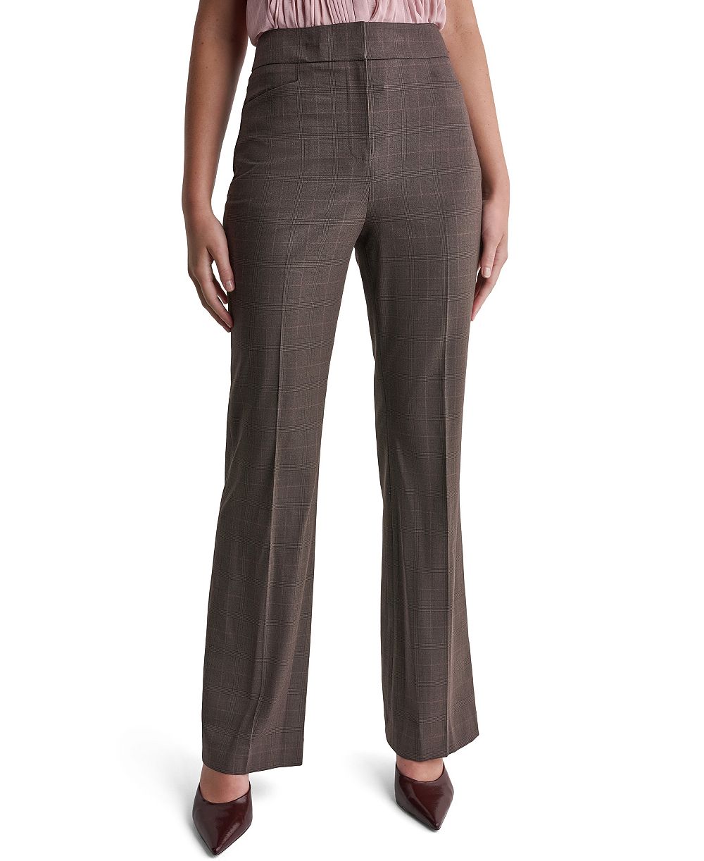 BCBG Women's High-Waisted Flare Pants