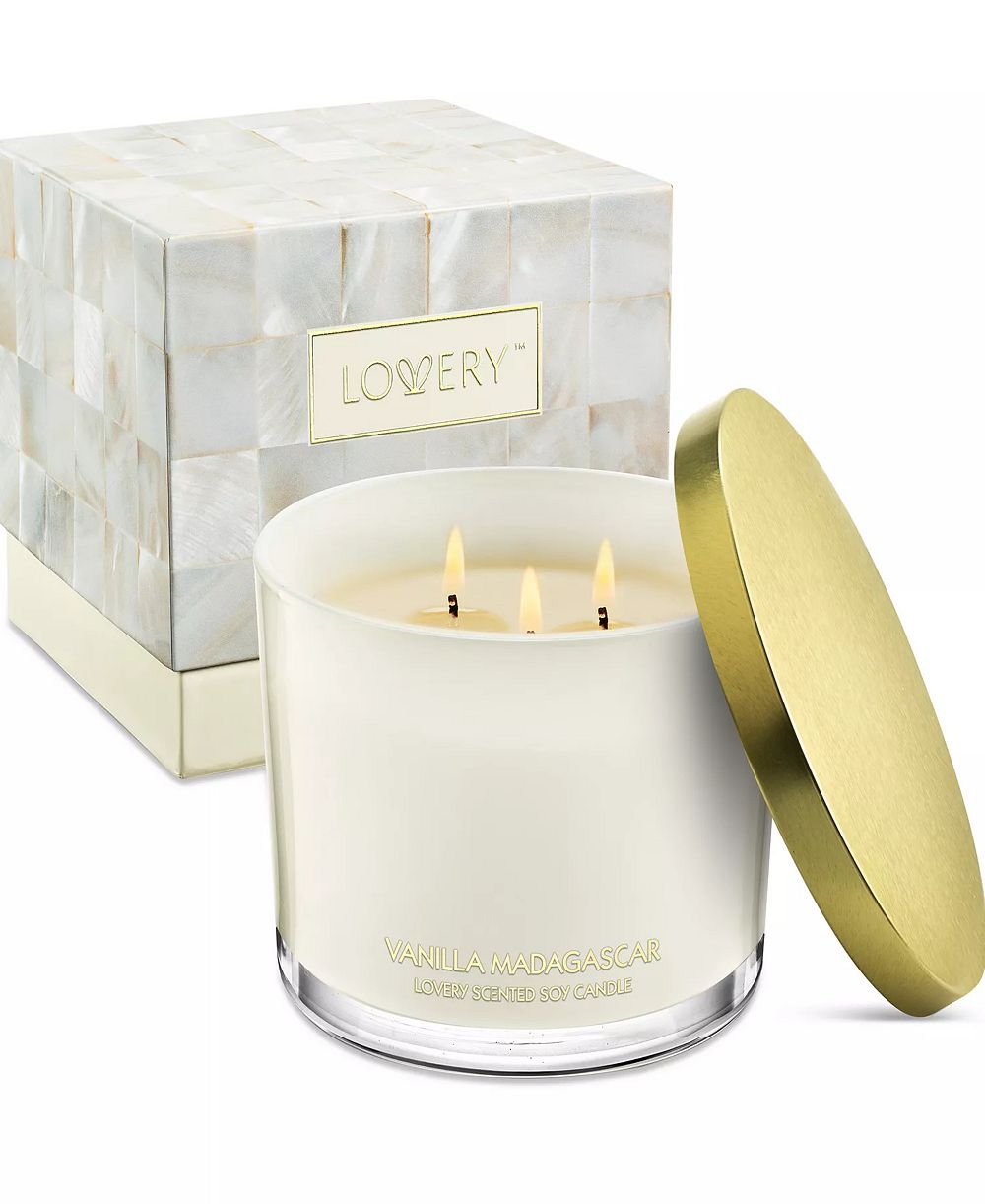 Подарочный набор соевых свечей Lovery Special Edition Vanilla Madagascar, 13oz