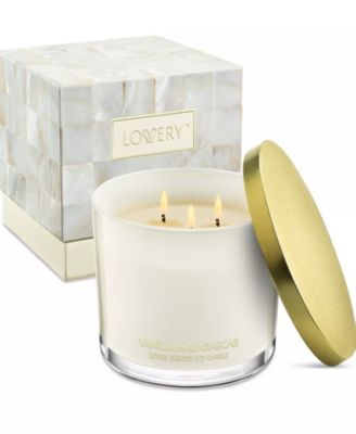 Lovery Special Edition Vanilla Madagascar Soy Candle Gift Set, 13oz