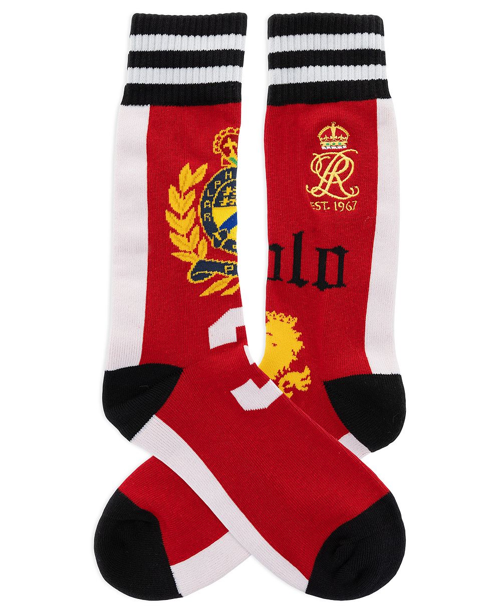 Polo Ralph Lauren Men's Graphic Single Embroidered Crew Socks