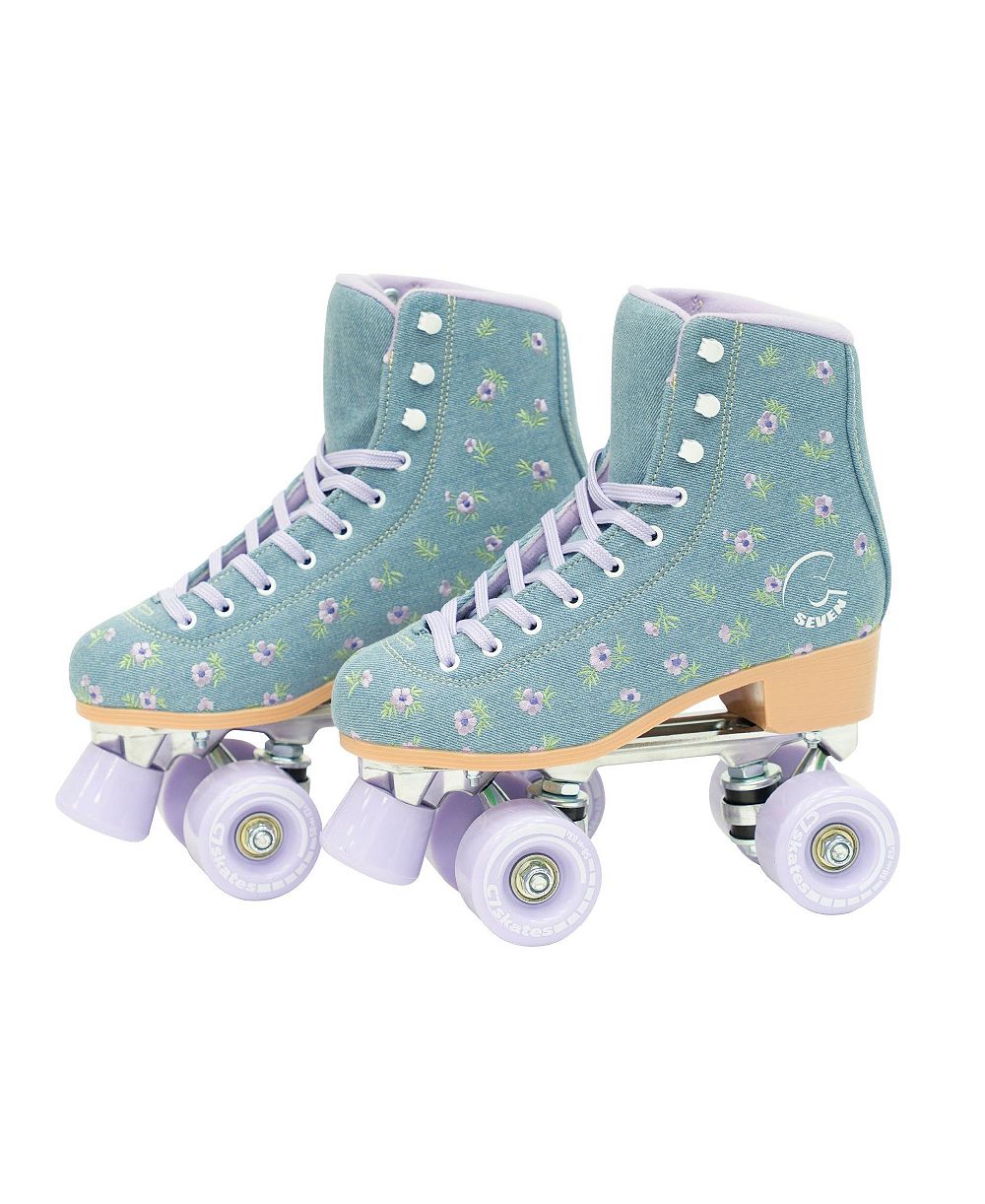 Квадро-роликовые коньки C7skates Forget Me Not (Floral Field)