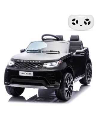 Лицензионный электромобиль Land Rover на 2 места с питанием от батареи и пультом управления, 12В, для детей 3-8 лет