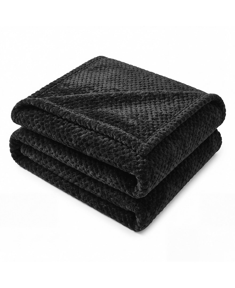 Флисовый плед Superior Lily Classic Pebbled Popcorn Texture Fluffy, King