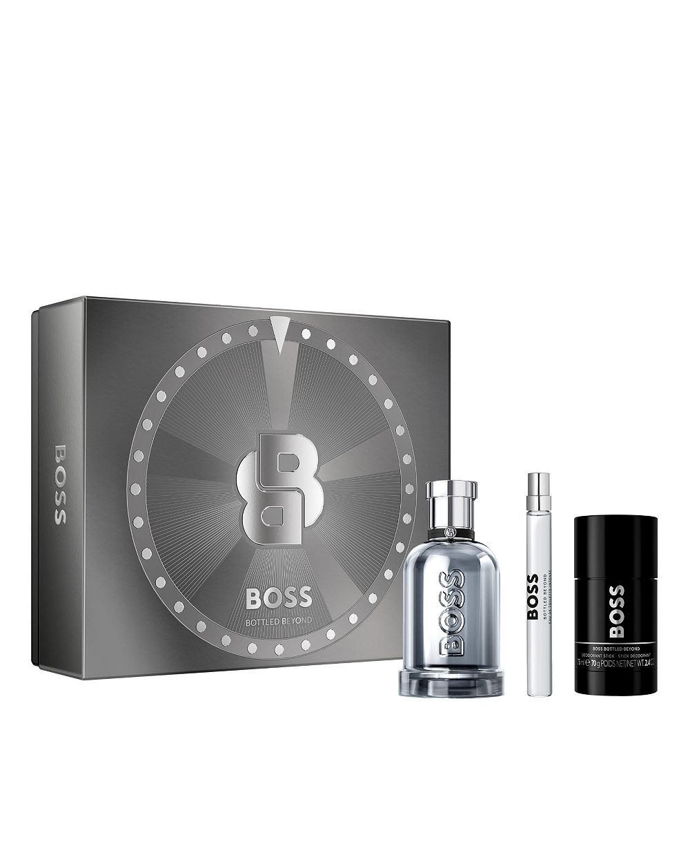 Мужской подарочный набор Hugo Boss 3-в-1 BOSS Bottled Beyond Eau de Toilette Intense