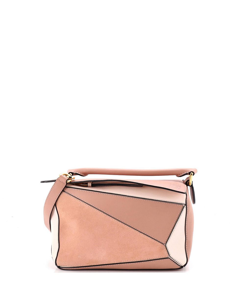 Б/у сумка Loewe Small Puzzle Leather and Suede