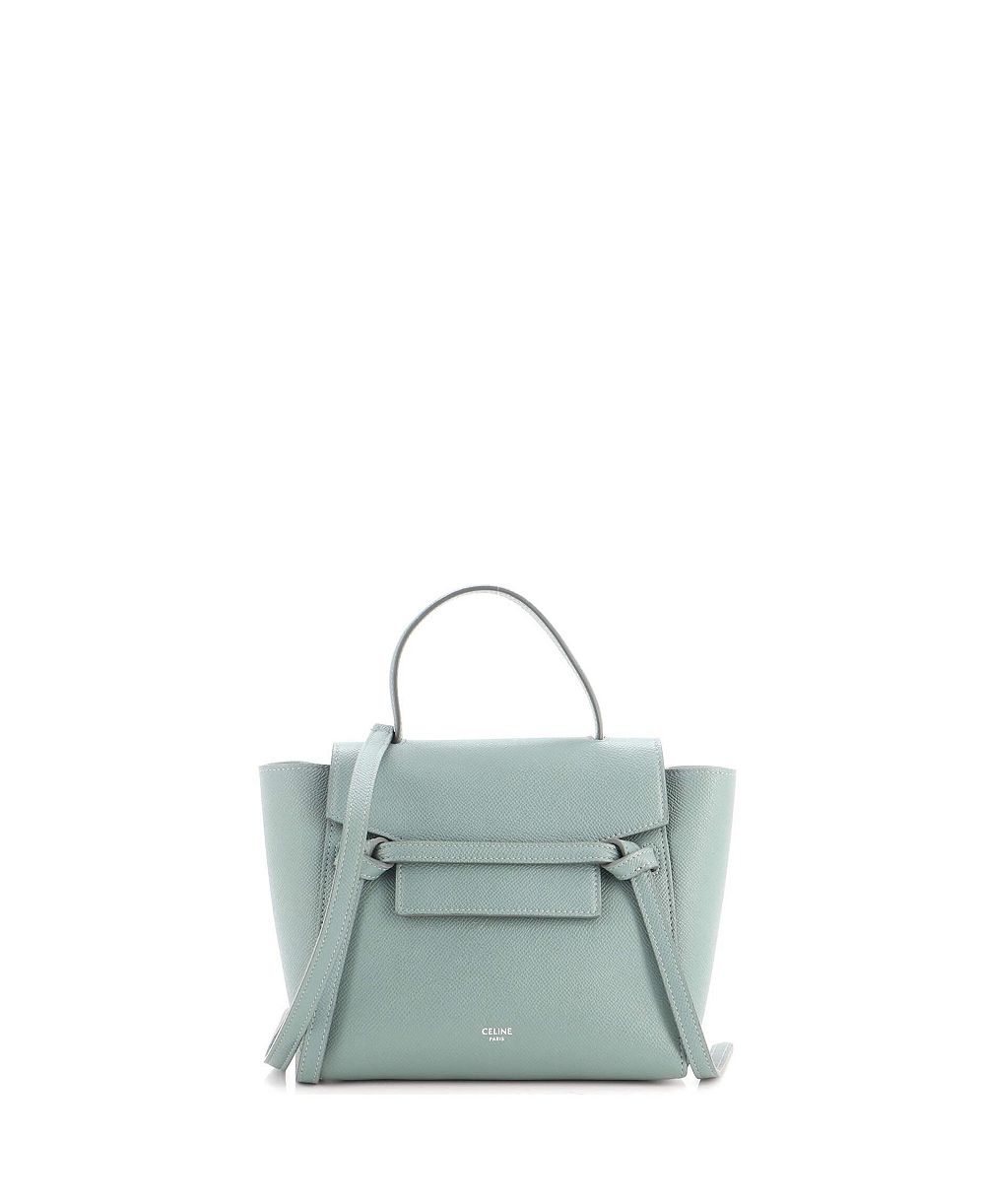 Б/у сумка Celine Nano Belt Bag из текстурированной кожи