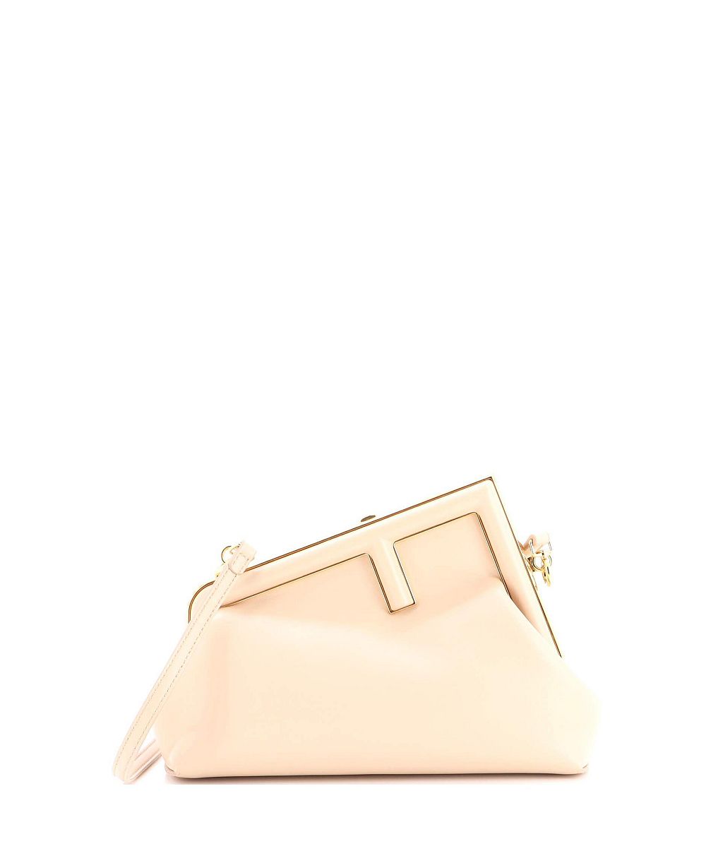 Б/у кожаная сумка Fendi Small First