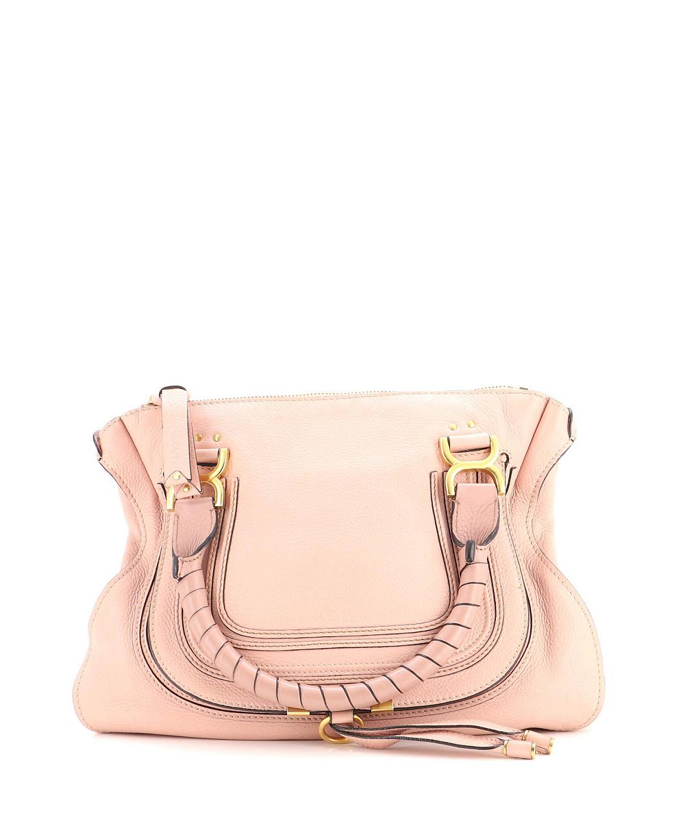 Б/у сумка Chloe Medium Marcie Shoulder Bag Leather