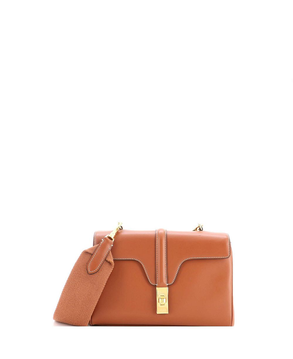 Pre-Owned Celine Teen Soft 16 Bag Smooth Calfskin