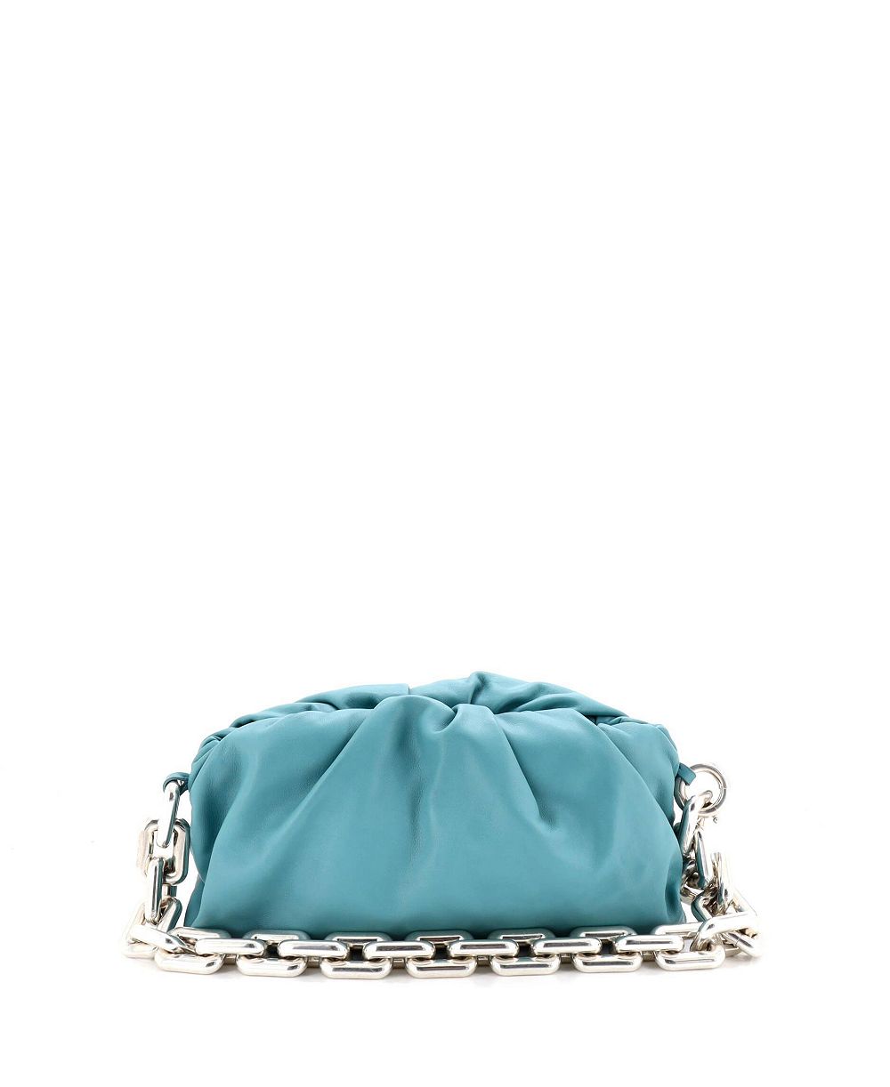 Pre-Owned Bottega Veneta The Chain Pouch Leather