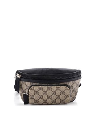 Pre-Owned Gucci средняя сумка-поясная Eden GG из покрытого холста