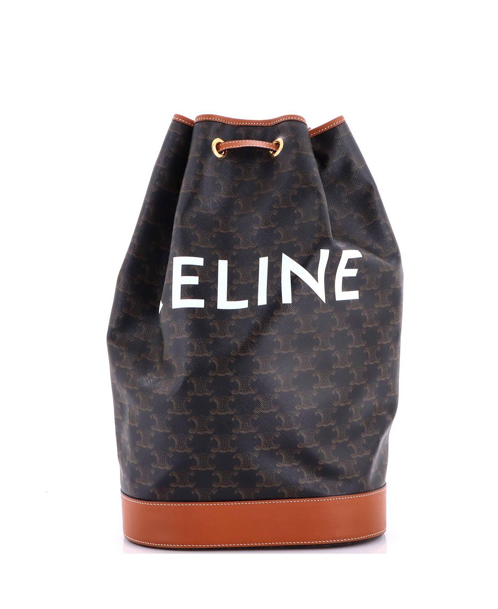 Pre-Owned Celine Сумка Sailor Medium Triomphe Coated Canvas