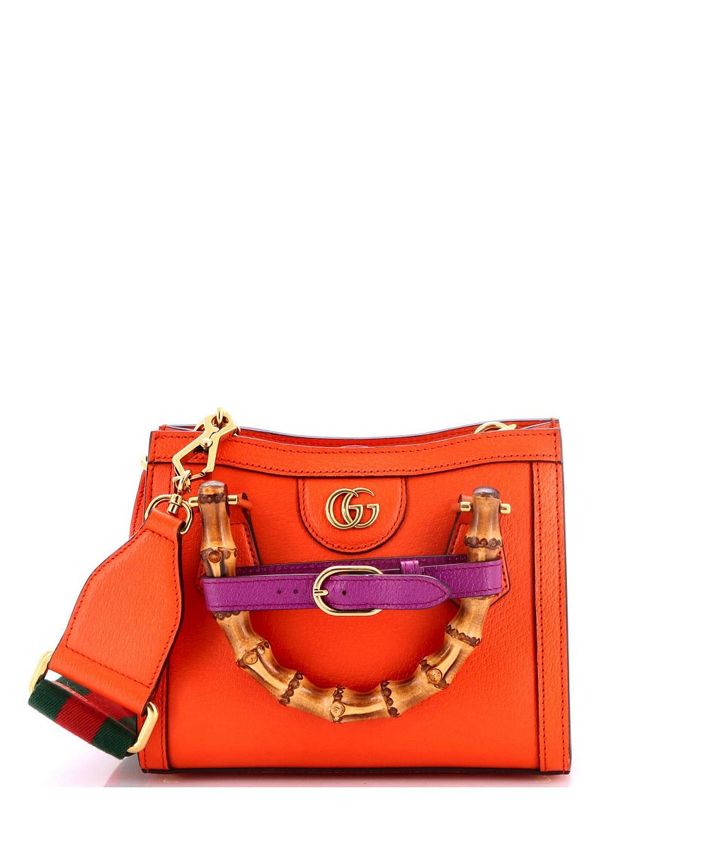 Сумка-тоут Gucci Mini Diana NM Bamboo Handle кожаная б/у
