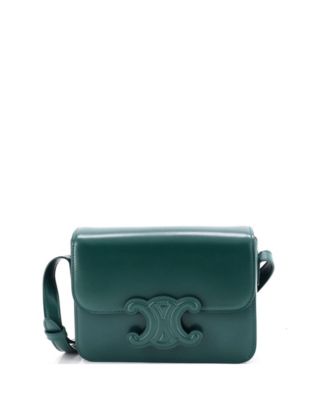 Pre-Owned Celine Teen Cuir Triomphe Shoulder Bag Leather