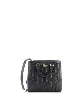 Б/у женская сумка Gucci Mini GG Top Handle Tote GG Matelasse из кожи