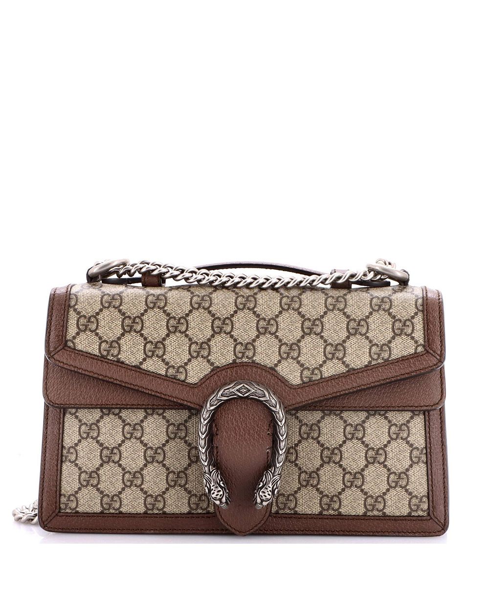 Gucci Dionysus маленькая сумка на цепочке из покрытого канваса GG, б/у