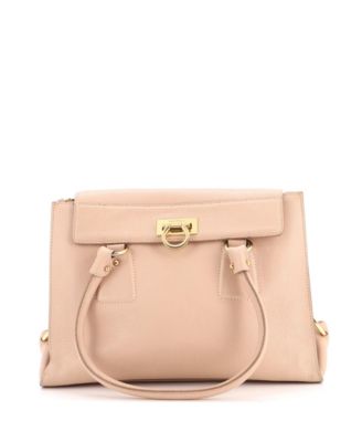 Pre-Owned Salvatore Ferragamo Medium Lotty Satchel Leather