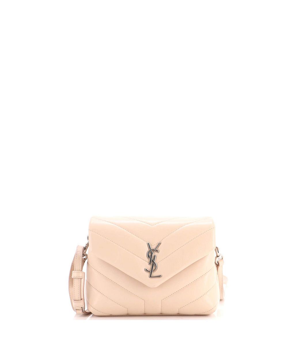 Сумка на плечо Saint Laurent Toy Loulou Matelasse Chevron из кожи, б/у