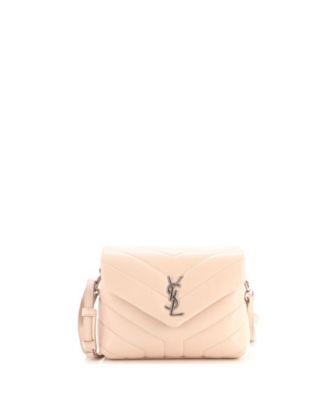 Сумка на плечо Saint Laurent Toy Loulou Matelasse Chevron из кожи, б/у