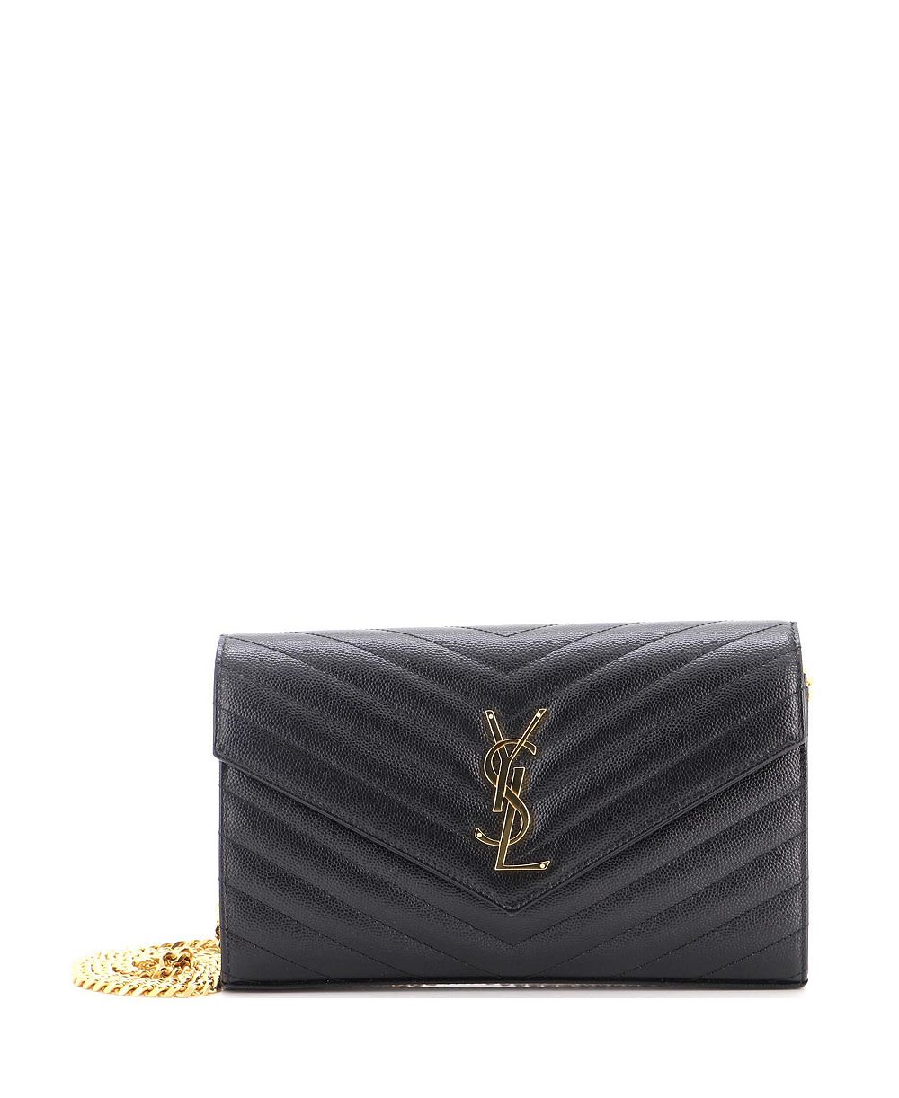 Pre-Owned Saint Laurent сумка через плечо Classic Monogram Matelasse Chevron из кожи