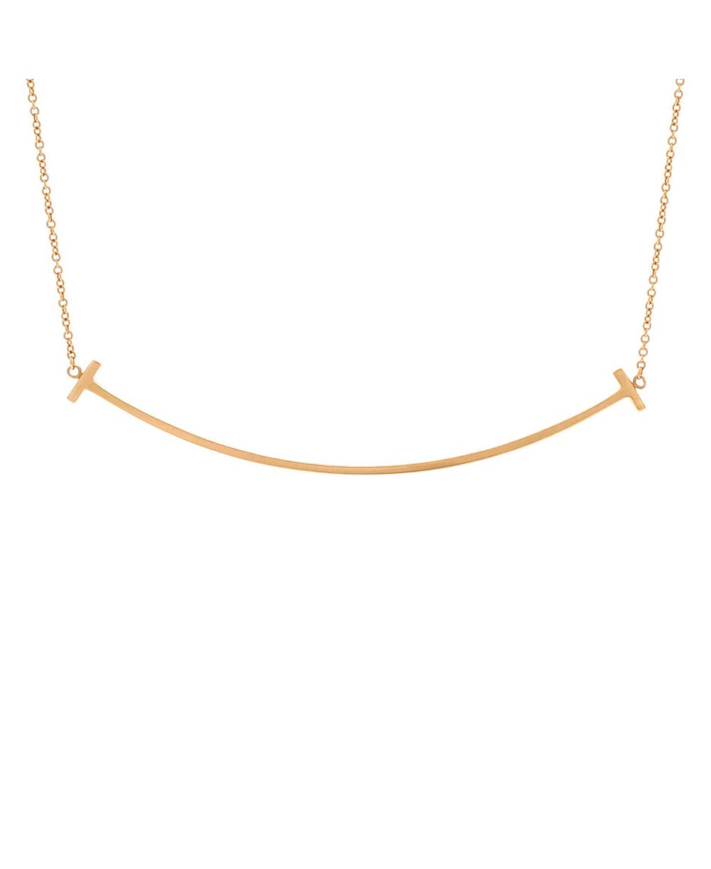 Б/у ожерелье Tiffany & Co T Smile с подвеской