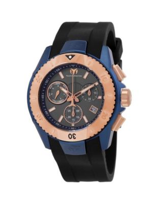 TechnoMarine UF6 TM-621037 мужские кварцевые хронографы 48 мм, серый циферблат, силиконовый ремешок