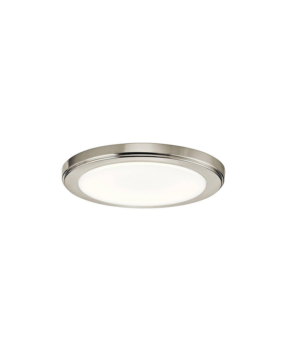 Потолочный светильник Kichler Zeo 10" Wide Round Brushed Nickel3000K LED Ceiling Light