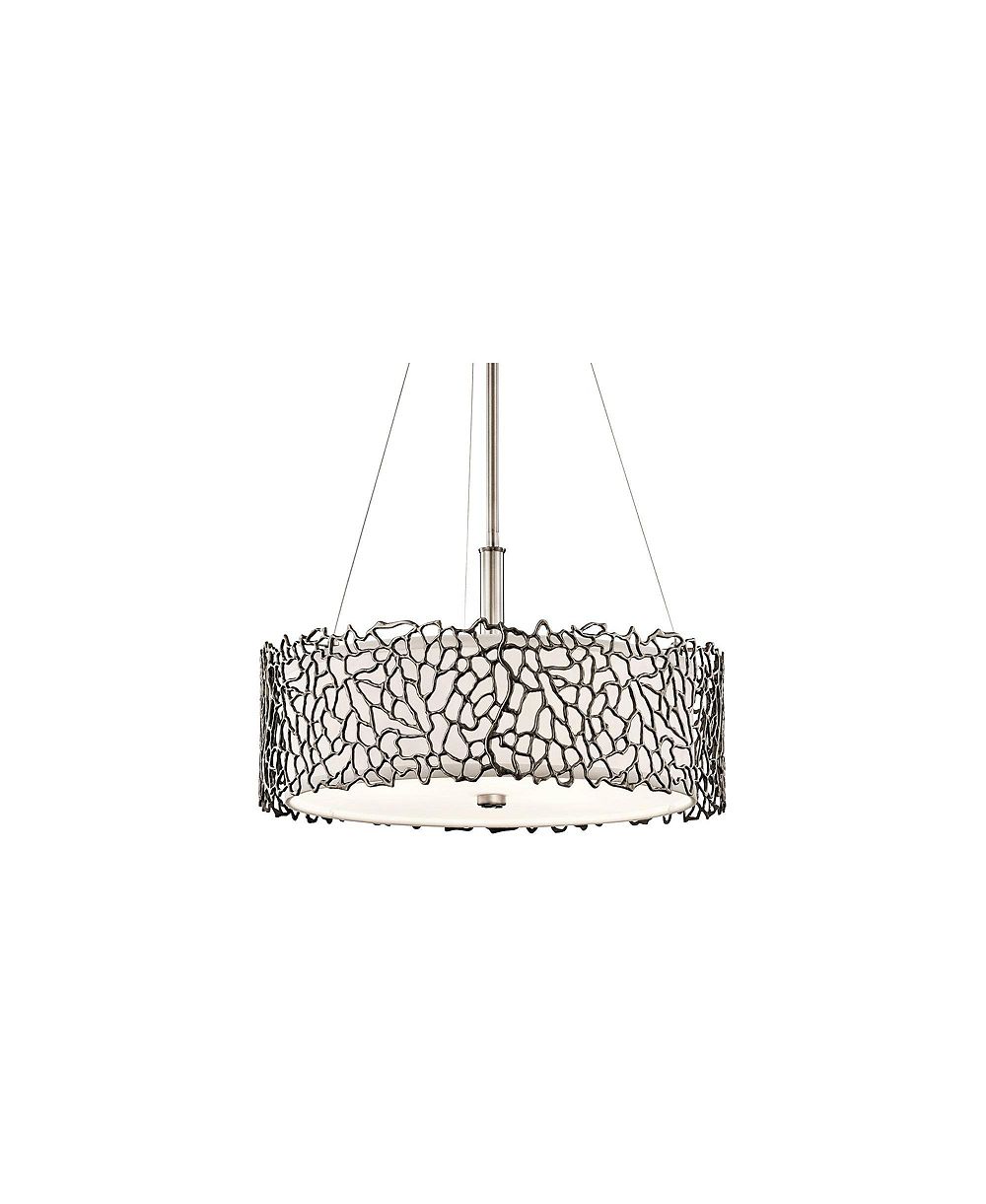 Kichler Silver Coral Классический подвесной светильник Pewter 18 1/4"