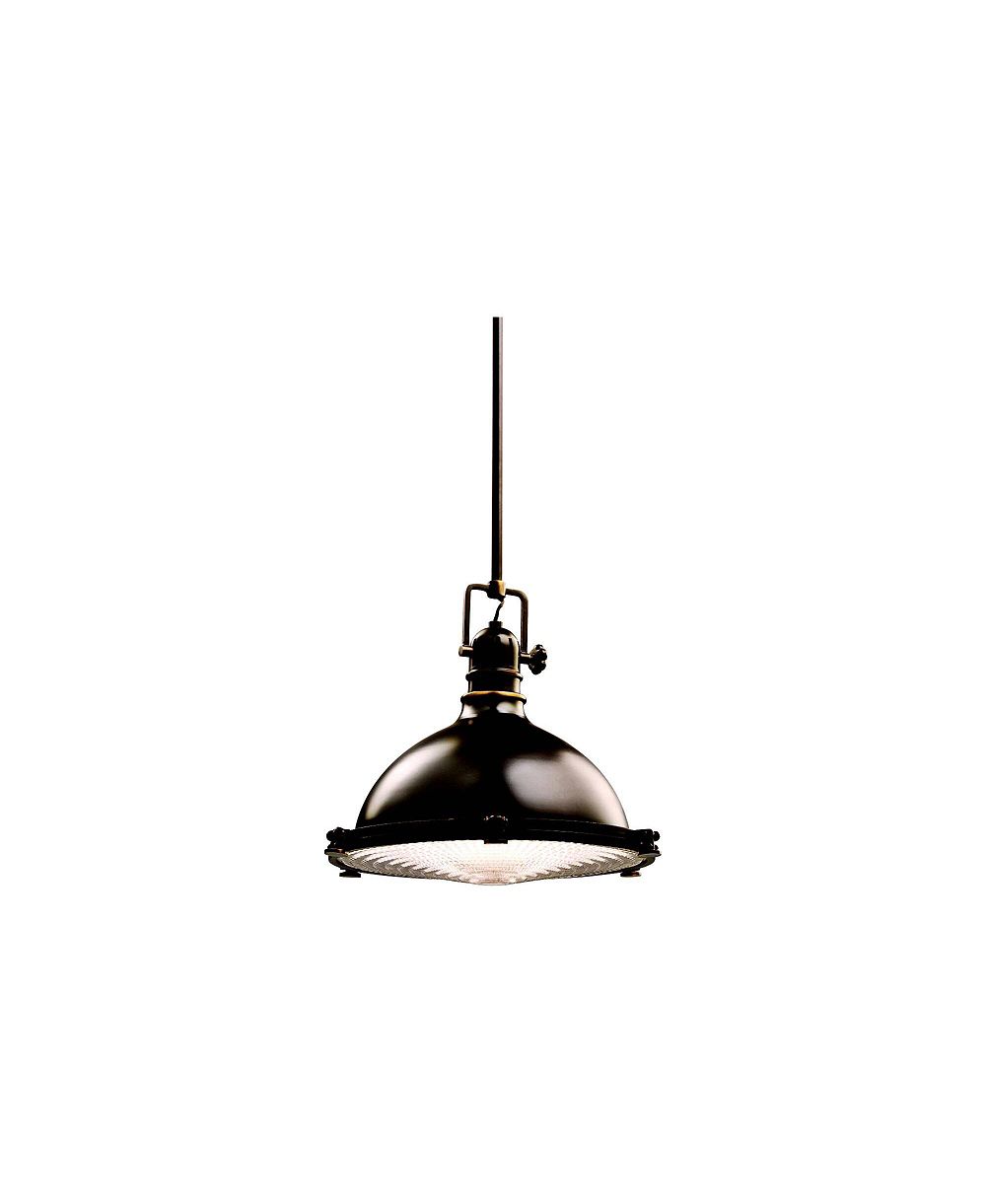 Подвесной светильник Kichler Olde Bronze Fresnel Lens 13 1/2" Wide
