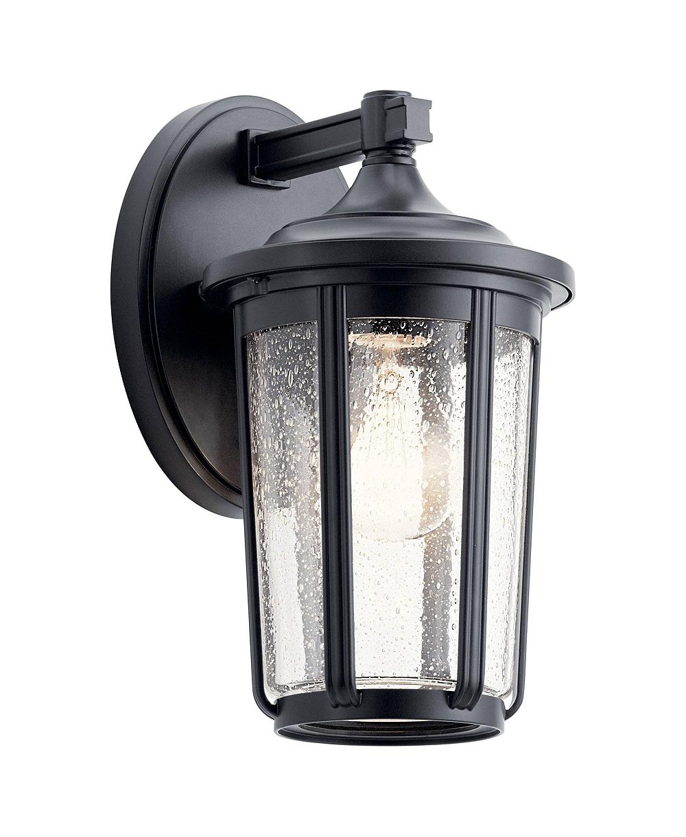 Kichler Fairfield 11" High Black Outdoor Wall Light