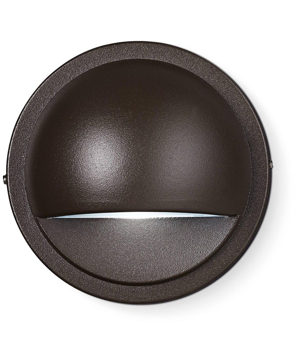 Светильник Kichler 4" High Half Moon Bronze 3000K LED Deck Light